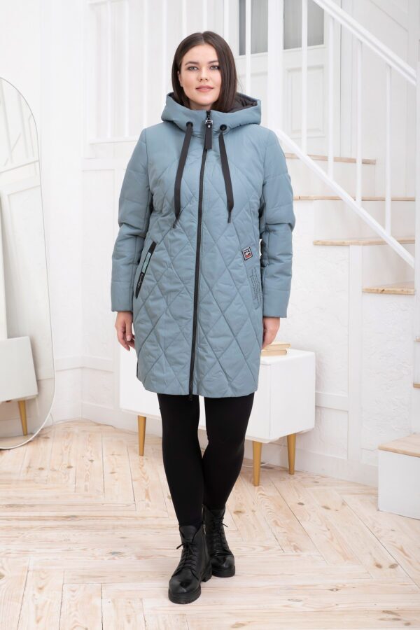 демісезонна жіноча стьогана куртка ст-3