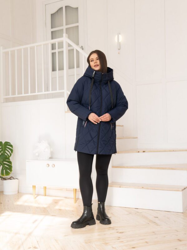 LAV01880 жіноча стьогана куртка демісезонна ст-15